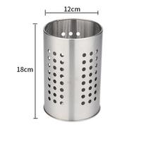 Chopsticks Holder Chopsticks Tube Cutlery Kitchen Utensil 12*18cm gray
