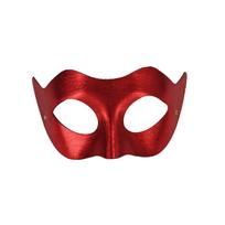 Red Mask Party Mask For Women PVC Half Face With Adjustable Strap For Halloween Christmas Party Cosplay Costume Ball Festival raudona