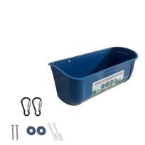 Automatinis lesintuvas vištoms, antims, žąsims ir ožkoms, didelės talpos, pakabinamas tvoros lesintuvas, lesintuvas One Size blue