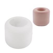 Cylinder Candle Holder Molds for Epoxy Resin, Silicone Tealight Holder Molds Clay Molds