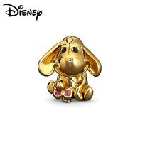 Disney 925 sidabro Minnie Olafas Ir Helovino monstras Įvairūs pakabukai karoliukai Tinka mergaitėms Pasidaryk pats apyrankės karoliai beige