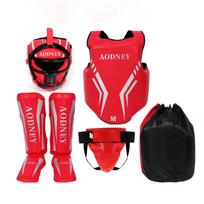 Vaikų Sanda Bokso Apsauginių Įrangos Rinkinys S (110-140cm) red
