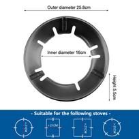 8-Slot Eco Friendly Windproof Energy Saving Gas Stove Cover Gather Flame Stand Heat Resistant Durable Fireproof Outdoor Camping