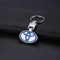 Toyota automobilio emblema raktų pakabukas Cinko lydinio raktų pakabuko pakabukas Aksesuarai Toyota Corolla Yaris Aygo Prius Camry Auris Avensis 4Runner black