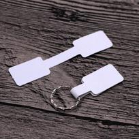 100 Pcs Jewelry Price Tag Self Adhesive Barbell Sticker Card Jewelry Display Cards Identification Label Packaging Material A1