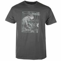 2026 Summer Fashion Trendy Tee  Fit Pixies Graphic Cotton T-shirt Unisex Summer Short Sleeve Fashion  Tee  Casual Vintage Top S gray