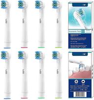 8 vnt. Cross Action Clean Maximiser baltos šepetėlių galvutės Oral-B elektriniams dantų šepetėliams, skirtos visoms apnašoms pašalinti white