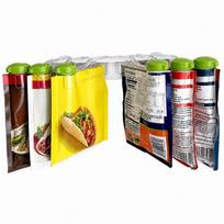 Adjustable Seasoning Packet Organizer No Drilling Spice Hanging Holder Seasoning Rack  Cabinet 6 holes