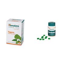 Himalaya Wellness Pure Herbs Tagara Sleep Wellness | Promotes Restful Sleep | - 60 Tablets and Himalaya Herbolax Tablets - 100 Count