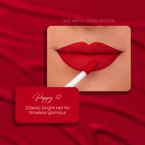 Parul Garg Beauty Silk Matte Liquid Lipstick | Long-Lasting & Smudge-Proof | Soft Matte Finish | Vegan & Clean Beauty | Hydrates with Shea Butter