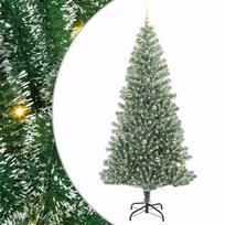 vidaXL Dirbtinė Kalėdų Eglė Su Sniegu ir LED Šviesa su 300 LED 240 cm