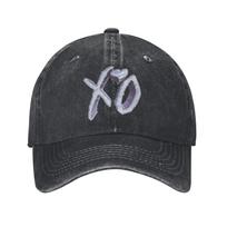 The Weeknd After Hours til Dawn Baseball Cap Distressed Denim  Sun Cap Unisex Outdoor Workouts Unstructured Soft Hats Cap One Size gray