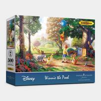 Mikė Pūkuotukas Balionas (Drobė) Dėlionė Disney 500 dalių beige