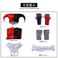 Halloween crosses the new cos costume clown and queen European court men's cosplay two-dimensional animation C XL black