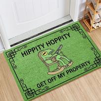VIKAMA Leisure Frog Carpet Green Doormat Welcome Mat Outdoor Carpet Lightweight Rug For Bedroom Carpet For Living Room Home Deco 40X60CM green