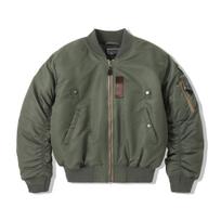 WII USAF William Gibson 2025 MA-1 Sage Green Winter Coat Pilot Nylon VTG Padded L2B Vintage JAPAN Bomber Flight Jacket For Men L žalia