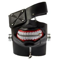 Scione Anime Tokyo Ghoul Kaneki Ken Kinkiken Mask Cosplay Rekvizitai Helovino vakarėlio kaukių priedai Rubber black