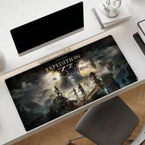 Clair Obscur Expedition 33 Large Gaming Mouse Pad Nonslip Rubber Base Xxl Deskmat For Laptop Pc Gamer Home Office Decor 900x400x2mm gray