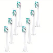 8 vnt. pakaitinės galvutės, suderinamos su „Philips Sonicare DiamondClean“ HX3/HX6/HX9 serijos elektriniais dantų šepetėliais, galvutės HX6064 white