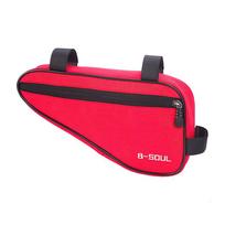 Bicycle Triangle Bag Front Tube Frame Saddle Storage Bag Waterproof Pouch Durable Bike Versatile Durable Bag Bicycle Accessories black