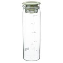 HARIO šalto plikymo arbatai 1000 ml Dūminis virdulys ir indaplovė Pagaminta puode, Talpa, Žalias, Karščiui atsparus stiklas, Saugus, Japonija, MD-10-SG gray