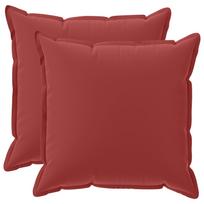 vidaXL Pagalvėlė 2 vnt. HOUTEN Vyno raudona 65 x 65 cm Poliesteris