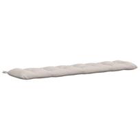 vidaXL Suoliuko pagalvė VIANEN 100% poliesteris Balta 200 x 40 x 12 cm
