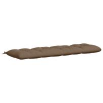 vidaXL Suoliuko pagalvė VIANEN 100% poliesteris Taupe 180 x 50 x 12 cm