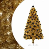 vidaXL Dirbtinė kalėdinė eglutė su rutuliuku 180 cm 300 LED