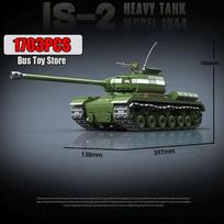 IS-2 Heavy Tank 1944 Tank Models Educational Models Building Blocks Large tank Diy Bricks Toys Assembly Toy Set Birthday Gifts No original box