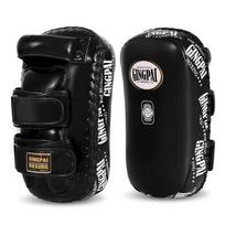 Professional Curved Kick Shield Muay Thai Boxing Taekwondo Training Adult Punching Target Pad With Thick Padding Training Kick Pad - Black, 1 Piece