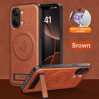 Leather Stand Case for POCO X8 Pro Max X8 Pro 5G Magnetic Holder Cover Mag-safe Protector Soft Shell Full Camera Protector Funda Poco X8 Pro