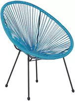 Beliani Sodo kėdė „ACAPULCO II“, technoratanas, mėlyna