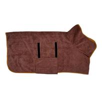 Cross-Border Quick-Dry Large Dog Bathrobe: Water-Absorbent, Breathable, Full-Body Wrap for All Seasons XS - 105g (4-7kg) kava