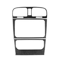 Carbon Fiber Center Console Air Vent Panel Decorative Sticker for VW Golf Mk6 GTI R 2008-2012 Scirocco 2009-2016 Carbon Fiber black