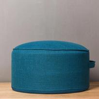 40x20cm Apvalus Didelio Stiprumo Kempinės Sėdynės Pagalvėlė Tatami Nuimama Plaunama Biuro Meditacijos Joga Apvalus Kilimėlis Šiltos Sėdynės Pagalvėlės 40x40x20cm blue
