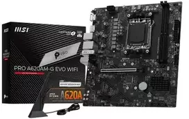 Pagrindinė plokštė MSI Pro A620AM-G EVO WIFI AMD A620A Lizdas AM5 micro ATX