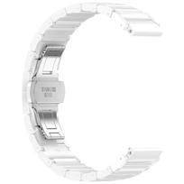 18 mm keraminis dirželis, skirtas Huawei Watch GT5/4 41mm/GT5 Pro 42mm Moteriška apyrankės apyrankė, skirta Huawei Watch GT5 GT4 metalinei laikrodžio apyrankei 18mm Width Watchband balta