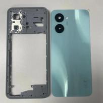 Full Housing For OPPO Realme C33 RMX3624 Middle Frame Cover Battery Back Cover Rear  Cover With Camera Lens Repair parts