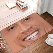 The Rock Dwayne Meme Front Door Mat Anti-Slip Outdoor Quick Dry Doormat Kitchen Bedroom Entrance Rug Carpet 40X60CM