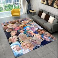 Kpop Felix S-Stray Kids Music star Carpet Rug for Playroom Bedroom Living Room Sofa Home Decor,kid Area Rug Non-slip Floor Mat 80cm x 120cm