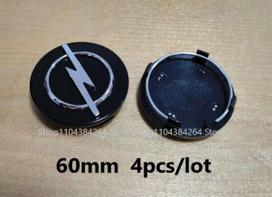 4pcs 64/60/58/54mm JFYKTDR5 Car Replaced Wheel Center Hub Caps for Opel Cors Corsa C D E A B F Gsi Turbo OPC Line Hubcap Accessories gray