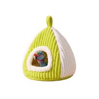Thickened Winter Bird House Bite Resistant Bird Sleeping Nest  Cage Accessories S žalia