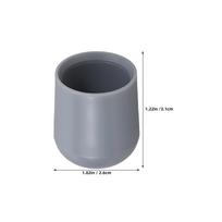 36pcs Folding Chair Leg Cap Replacement - 7/8'' Heavy-Duty Plastic Chair Feet End Caps- Black Furniture Leg Pads for Desk Stool