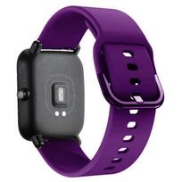 Silikoninė apyrankė Skirta Amazfit GTS/2/2e/4/3/GTS2 Mini/GTR 4/47mm/GTR2/2e/stratos 2/3 20mm/22mm Laikrodžio apyrankė Amazfit bip 6 5 3 dirželis 22mm gray