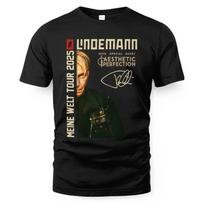 Rammstein Till Lindemann Meine Welt Tour 2025 T-shirt Size Unisex T-Shirt L black