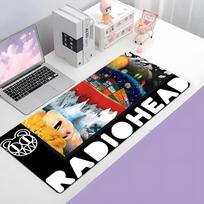 Classic Rock Band RRadiohead Mouse Pad Large Gaming Mousepad With Thick Stitched Edge NonSlip Desk Mat 800x300x2mm