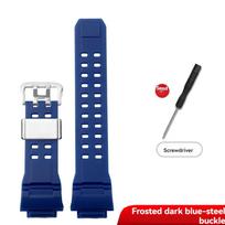 Skirta Casio G-SHOCK serijai 3410 GW-9400 GW9300 Silikoninės gumos laikrodžio apyrankė GW9400 GW9300 Camouflage spalvos Apyrankė Vyriška riešo juosta blue