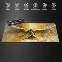 Fantasy Knight And Warrior Large Mouse Pad Desk Mat Gaming Pad NonSlip Durable Mouse Carpet Office Carpet 800x400x2mm