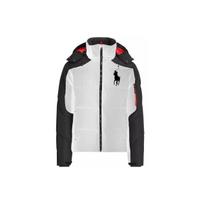 Polo Ralph Lauren Big Pony Down Jacket Men's Black White 710716127-008 XXL white